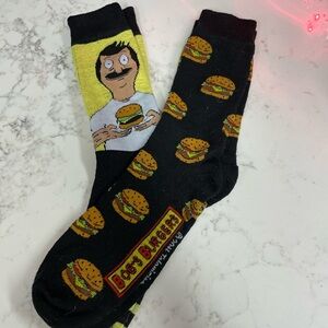 Bobs burgers Black and Yellow Socks
